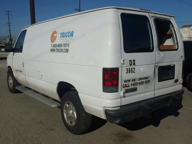 1FTNE24W57DA49067 - 2007 FORD ECONOLINE WHITE photo 3