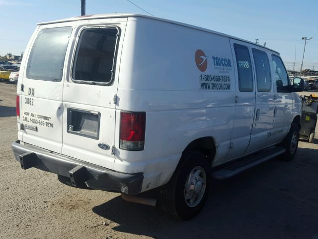 1FTNE24W57DA49067 - 2007 FORD ECONOLINE WHITE photo 4