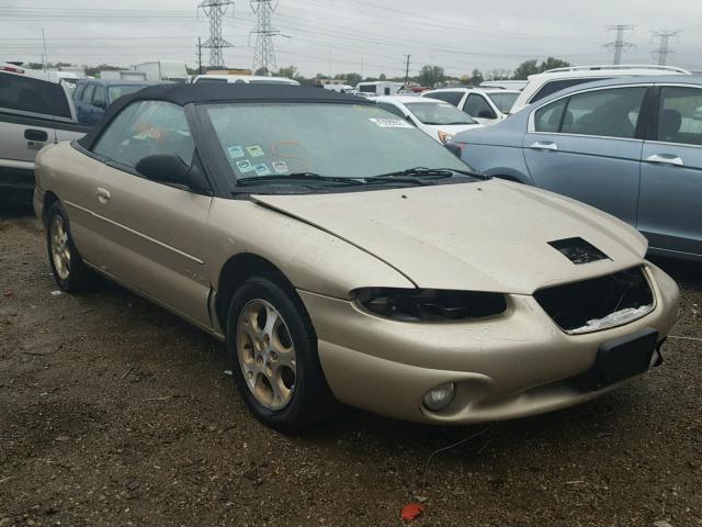 3C3EL55HXYT204204 - 2000 CHRYSLER SEBRING TAN photo 1