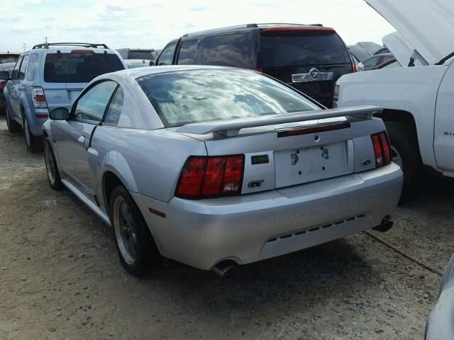 1FAFP42X41F111131 - 2001 FORD MUSTANG GT SILVER photo 3