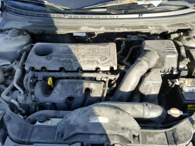 KNAFU4A28C5546183 - 2012 KIA FORTE EX GREEN photo 7