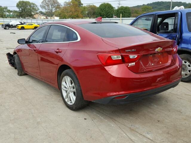 1G1ZE5ST7GF223424 - 2016 CHEVROLET MALIBU LT RED photo 3