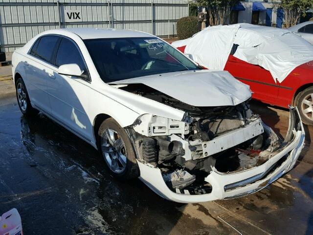 1G1ZC5E07AF296968 - 2010 CHEVROLET MALIBU WHITE photo 1