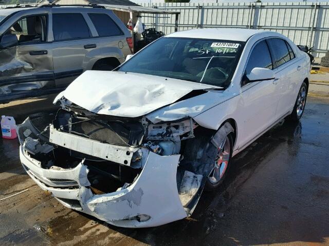 1G1ZC5E07AF296968 - 2010 CHEVROLET MALIBU WHITE photo 2