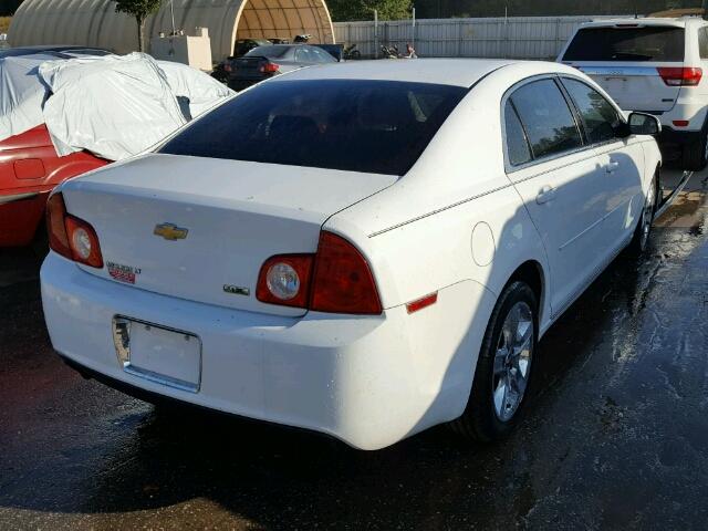 1G1ZC5E07AF296968 - 2010 CHEVROLET MALIBU WHITE photo 4