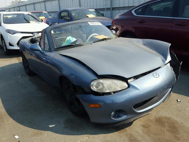 JM1NB353X50412034 - 2005 MAZDA MX-5 MIATA BLUE photo 1