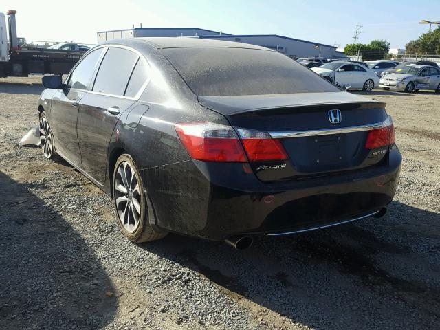 1HGCR2F57DA248538 - 2013 HONDA ACCORD SPO BLACK photo 3