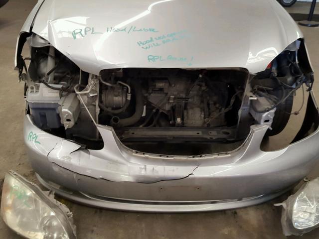 JTDBR32E960078827 - 2006 TOYOTA COROLLA CE SILVER photo 9