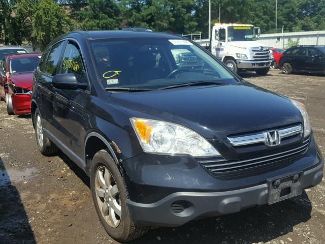 JHLRE48707C100838 - 2007 HONDA CR-V EXL BLACK photo 1