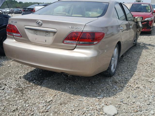 JTHBA30G255099627 - 2005 LEXUS ES 330 GOLD photo 4