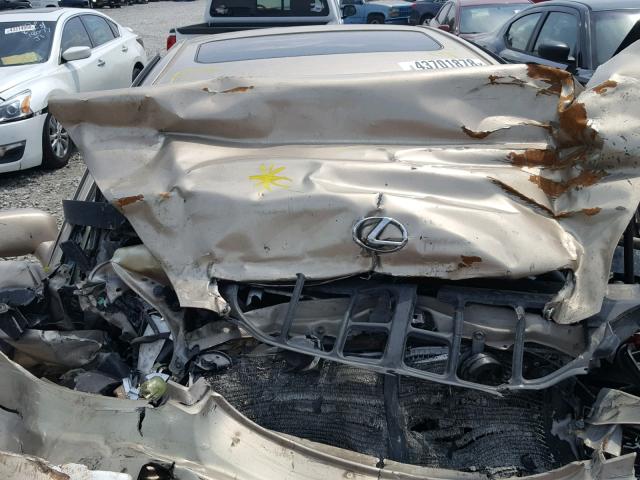 JTHBA30G255099627 - 2005 LEXUS ES 330 GOLD photo 7