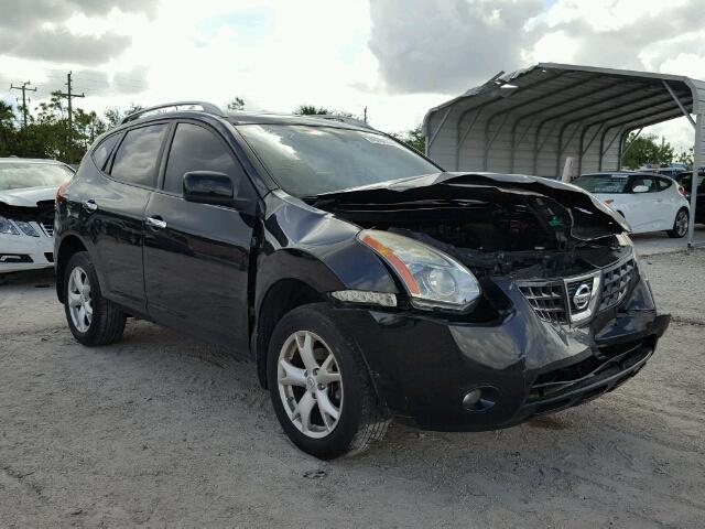 JN8AS5MT6AW007778 - 2010 NISSAN ROGUE BLACK photo 1