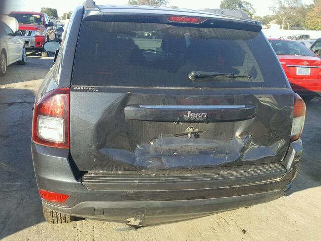 1C4NJCBA1ED843098 - 2014 JEEP COMPASS SP GRAY photo 9