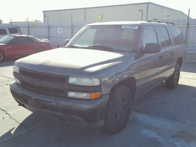 3GNFK16T6YG186783 - 2000 CHEVROLET SUBURBAN K GRAY photo 2