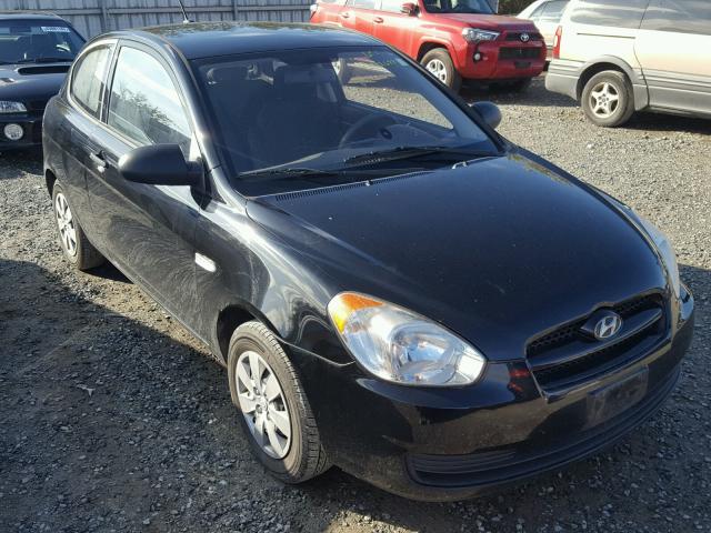 KMHCM36C58U086054 - 2008 HYUNDAI ACCENT GS BLACK photo 1