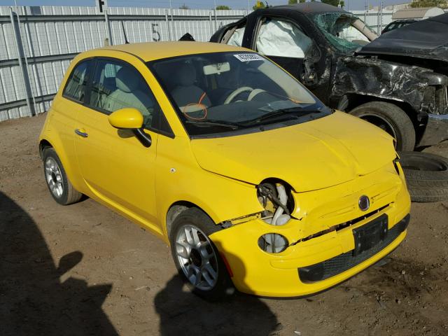 3C3CFFAR0CT131095 - 2012 FIAT 500 POP YELLOW photo 1