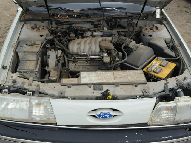 1FACP55U1MA150934 - 1991 FORD TAURUS L WHITE photo 7