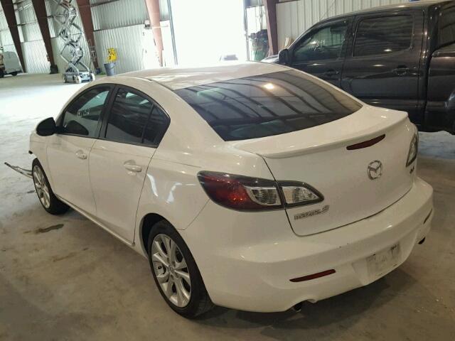 JM1BL1U51B1381320 - 2011 MAZDA 3 S WHITE photo 3