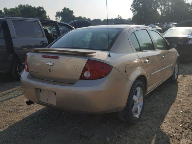 1G1AZ54F257595429 - 2005 CHEVROLET COBALT LT GOLD photo 4