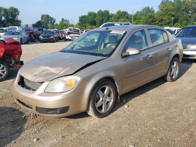 1G1AZ54F257595429 - 2005 CHEVROLET COBALT LT GOLD photo 9