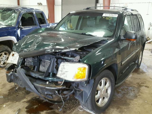 1GKDT13S732283506 - 2003 GMC ENVOY GREEN photo 2