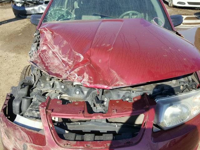 1G8AL55F97Z155460 - 2007 SATURN ION LEVEL MAROON photo 7