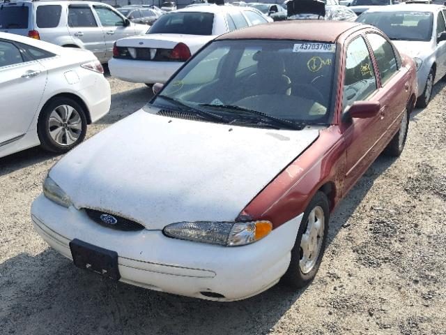 3FALP6533TM144051 - 1996 FORD CONTOUR GL 红色 照片 2