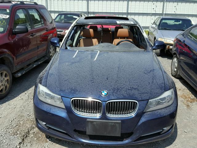 WBAPL5G53BNN22595 - 2011 BMW 335 XI BLUE photo 9