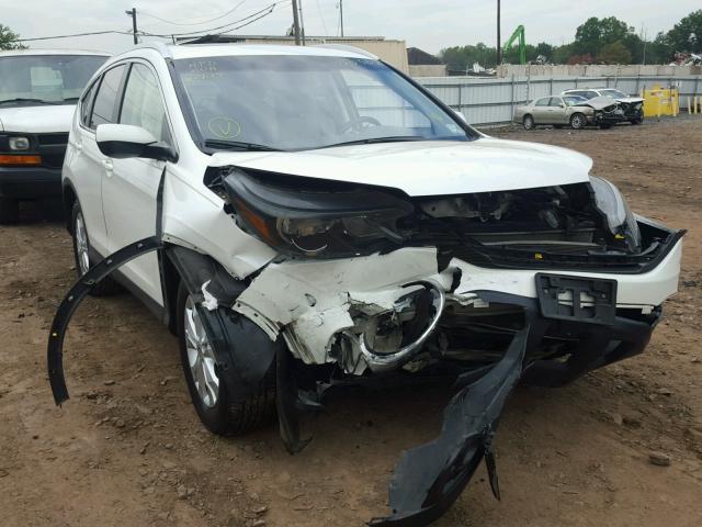 5J6RM4H78DL051524 - 2013 HONDA CR-V EXL WHITE photo 1