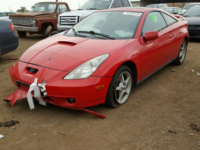 JTDDY32T3Y0007118 - 2000 TOYOTA CELICA GT- RED photo 2