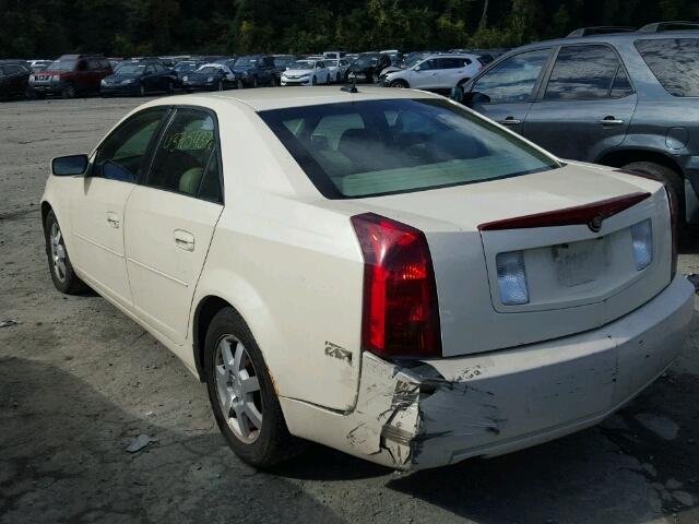 1G6DP567050153342 - 2005 CADILLAC CTS HI FEA WHITE photo 3