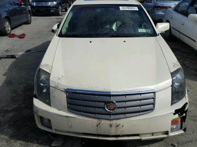 1G6DP567050153342 - 2005 CADILLAC CTS HI FEA WHITE photo 9