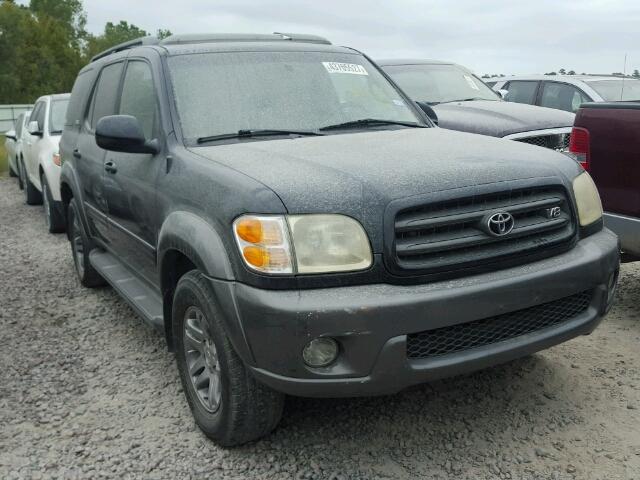 5TDZT34A54S228369 - 2004 TOYOTA SEQUOIA SR BLACK photo 1