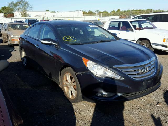 5NPEC4AC1BH181130 - 2011 HYUNDAI SONATA SE BLUE photo 1