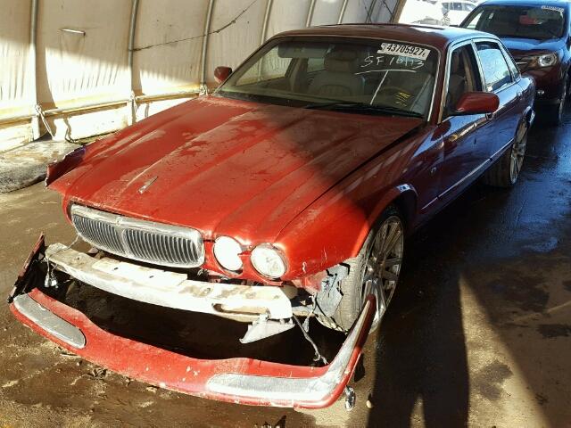 SAJDA14C22LF48614 - 2002 JAGUAR XJ8 BURGUNDY photo 2