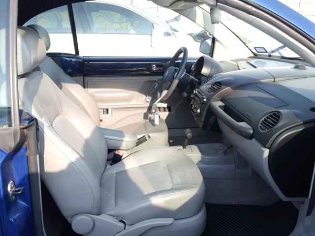 3VWPF31Y37M413716 - 2007 VOLKSWAGEN NEW BEETLE Mavi foto 5