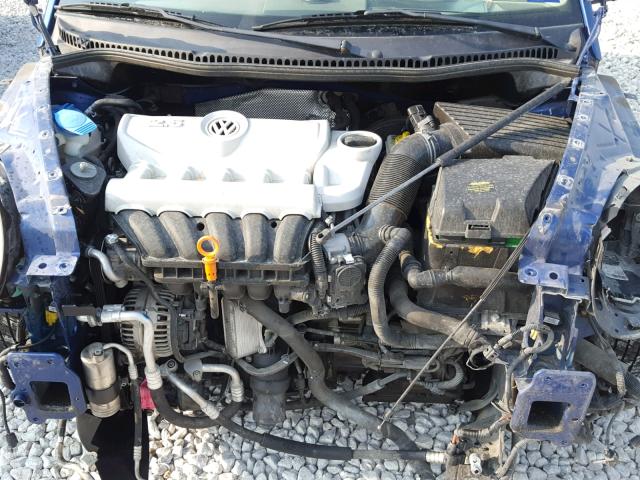 3VWPF31Y37M413716 - 2007 VOLKSWAGEN NEW BEETLE Mavi foto 7