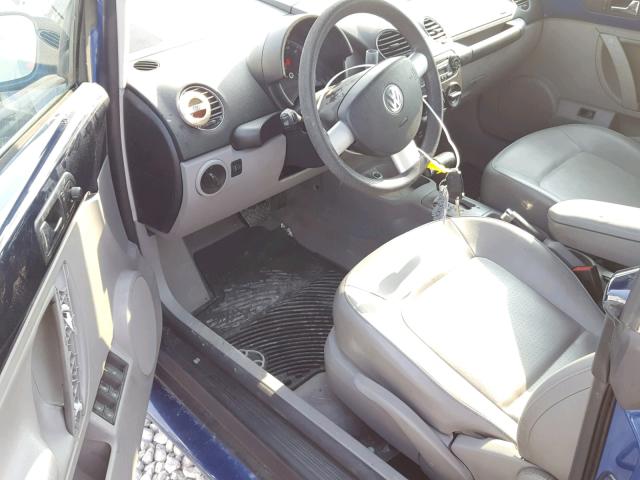 3VWPF31Y37M413716 - 2007 VOLKSWAGEN NEW BEETLE Mavi foto 9