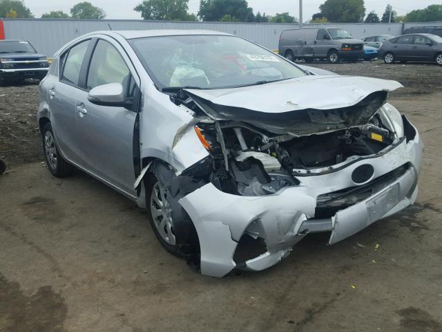 JTDKDTB37C1507921 - 2012 TOYOTA PRIUS C SILVER photo 1