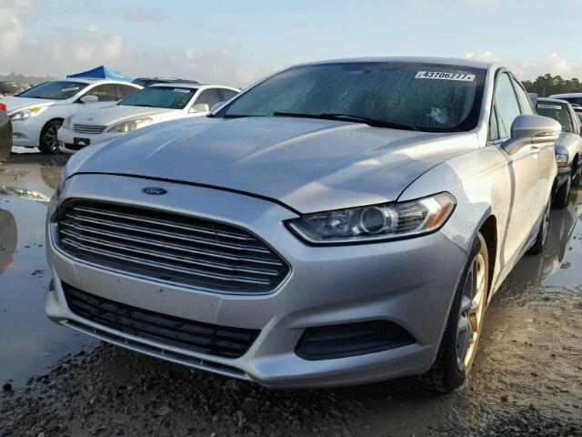 3FA6P0H70ER213258 - 2014 FORD FUSION SE SILVER photo 2