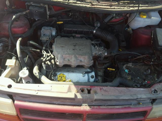 1B4GH4437SX609080 - 1995 DODGE GRAND CARA RED photo 7