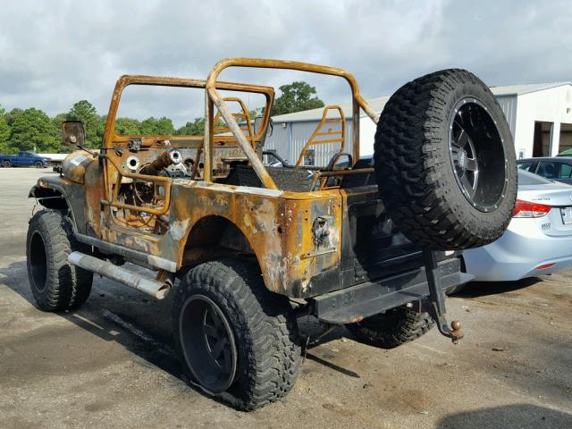 J6A93EH023153 - 1976 JEEP CJ-7 BLACK photo 3