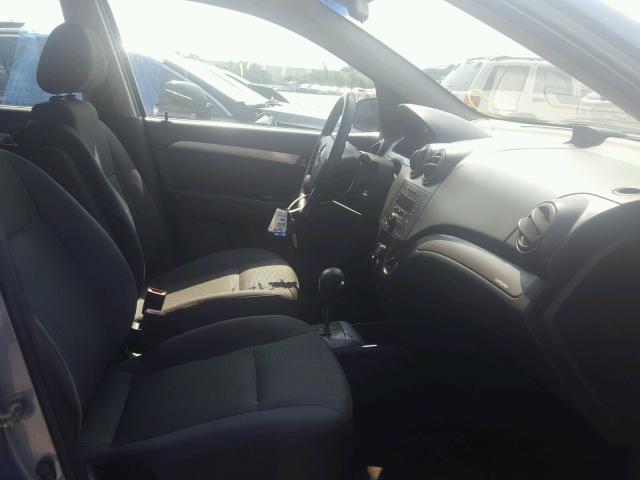 KL1TD56617B108076 - 2007 CHEVROLET AVEO BASE Կապույտ լուսանկար 5