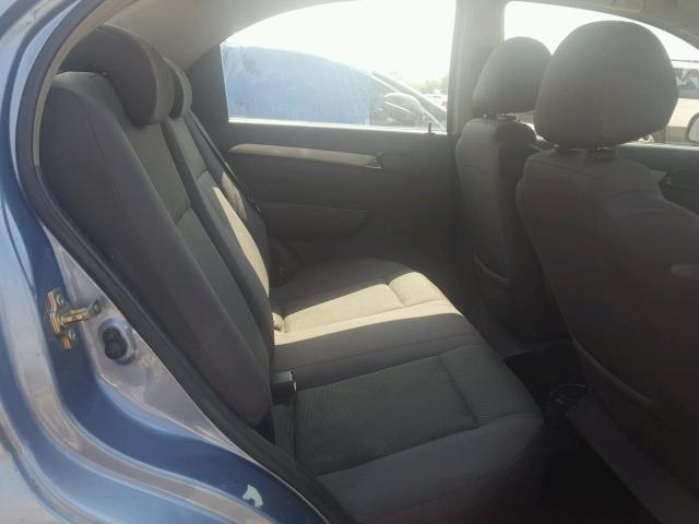 KL1TD56617B108076 - 2007 CHEVROLET AVEO BASE Կապույտ լուսանկար 6