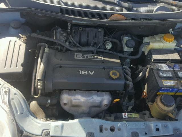 KL1TD56617B108076 - 2007 CHEVROLET AVEO BASE Կապույտ լուսանկար 7