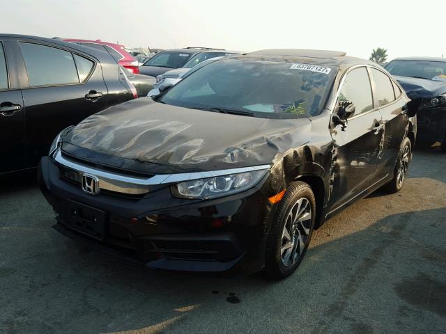 19XFC2F78HE203223 - 2017 HONDA CIVIC EX შავი ფოტო 2