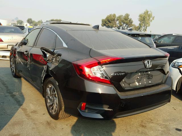 19XFC2F78HE203223 - 2017 HONDA CIVIC EX შავი ფოტო 3