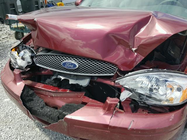 1FAFP56U76A182785 - 2006 FORD TAURUS SEL RED photo 9