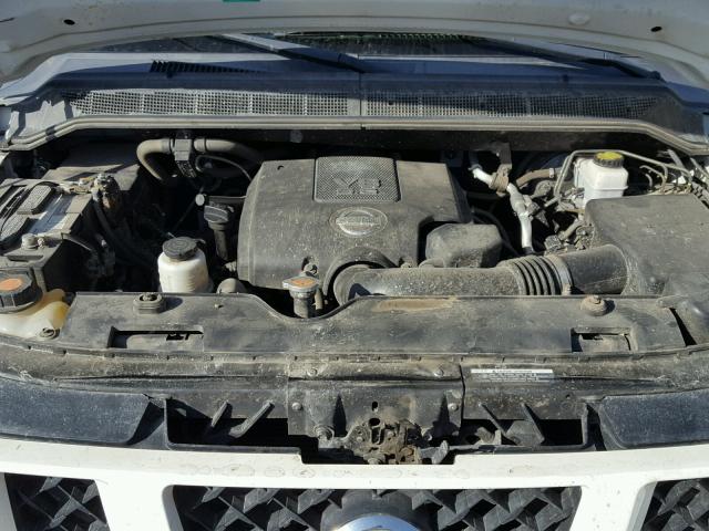 1N6AA0EC8CN325388 - 2012 NISSAN TITAN S WHITE photo 7