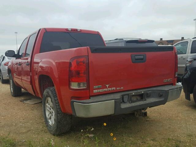 3GTRCVE00AG207697 - 2010 GMC SIERRA C15 RED photo 3